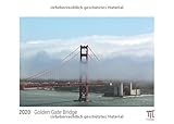 Golden Gate Bridge 2020 - White Edition - Timokrates Kalender, Wandkalender, Bildkalender - DIN A3 ( by