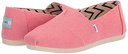 TOMS Women's Alpargata Loafer Flat, Tea Rose, 6