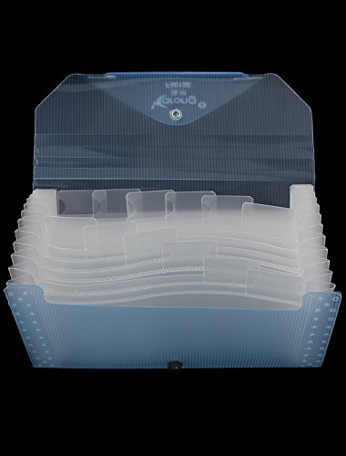 uxcell Envelope Size Expanding 13 Pocket Document File Coupon Accordion Organizer Folder