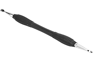 Aramox Pressure Wiper Tool Durable Allot Manual Leather Crafting Tool for Leather Carving DIY HandMade Crafters (alloy 2)