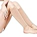 Accessories888 Women's Men's Medical Compression Stockings 15-20mmhg,Open Toe Toeless Compression Socks Calf Compression Sleeve Footless Socks for Swelling,Varicose,Veins,Edema,Baseball Nude