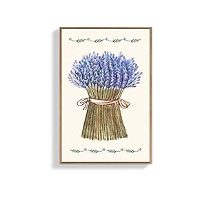 Framed Canvas Wall Art for Living Room, Bedroom Beautiful Flowers Canvas Prints for Home Decoration Ready to Hanging - 16x24 inches