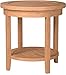 Cambridge Casual Indonesian Teak Arie, Round Side Table