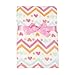 Baby Gear Plush Velboa Ultra Soft Baby Girls Blanket 30 x 40, Tribal Chevron