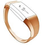 Metal Accessory Bands for Fitbit Charge 2, Classy Jewelry Bangle Watch Bracelet Band for Fitbit Charge 2 /Fitbit Charge 2 Band / Charge 2 Bands, One-Size(6.3