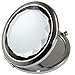 KOLIGHT®Double Sides (One is Normal,Another is Magnifying) Portable Foldable Pocket Metal Makeup Compact Mirror Woman Cosmetic Mirror (Black)