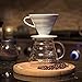 800ml Clear Glass Range Coffee Server,Standard Glass Coffee Carafe, Coffee Pot