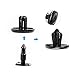 GOOACC Nylon Bumper Fastener Rivet Clips Automotive Furniture Assembly Expansion Screws Kit Auto Body Clips 7.5mm - 20PCS