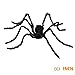 Jiaqee Creepy Halloween Decoration Spider - 60 Inch Giant Scary Hairy Spider For Halloween Outdoor Decor