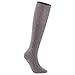 Lian LifeStyle Women's 4 Pairs Exceptional, Non-Slip, Cozy and Cool Knee High Wool Socks HR1412 Size 6-9 4pc3 (Purple, Gray, Black, Coffee)