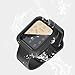 MARGE PLUS Compatible with Apple Watch Case 44mm Series 4, Shock Proof Shatter-Resistant Protective Bumper Case Replacement for iWatch Series 4 - Black.
