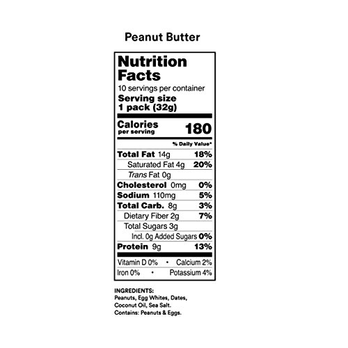RX Nut Butter, 3 Flavor Variety Pack, 1.13oz, 10 Count, Keto Snack