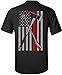 Patriot Apparel Axe Haligan 2 Hero Thin Red Line Firefighter T-Shirt (Large, Black)