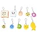 LIGONG 30PCS Random Kawaii Mini Soft Bread Donuts Food Phone Straps Squishy Charm Gift Miniature Novelty Toys