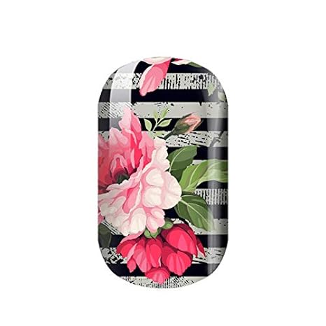 COLOUR FLASH Nagelfolien - “Stop, And Smell The Roses” - Blumen/Rosen ...