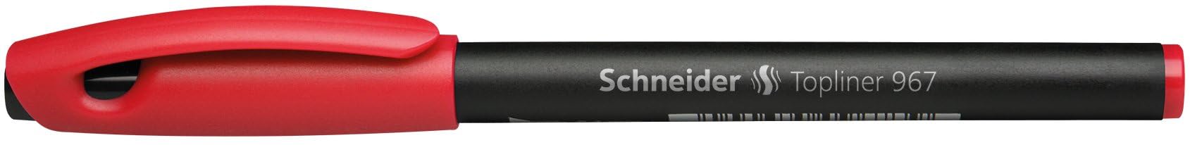 Schneider Topliner 967 Fineliner Line Width 0.4 mm Red