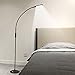 IMIGY Dimmable 9W Floor Lamp, Office/Work/Living Room Reading Flexible Gooseneck Light with Touch and Remote Control, 5-Level Brightness and Color Temperature Dimmable Eye-Care Technology Light, Black