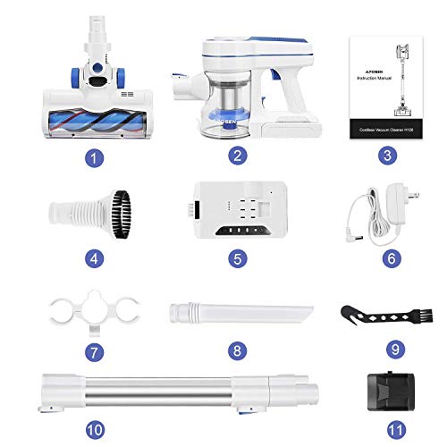 APOSEN Cordless Vacuum Cleaner, Upgraded Powerful Suction 4 in 1 Stick