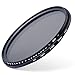 XCSOURCE Variable Adjustable Neutral Density ND Fader Filter ND2 ND4 ND16 to ND400 With Case 58mm LF304