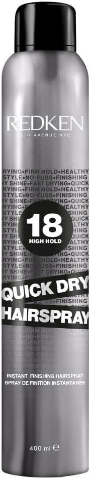 REDKEN Quick Dry Hairspray Matte Finish Medium Hold Defined Waves 400ml
