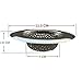 Kitchen Sink Strainer - 4.5 Inch Dia - 2PCS Sink Strainers - Stainless Steel Sink Drain Cover for Almost All US Kitchen Sinks, No Rust, Sturdy Build, Chic Modern Finish - Aisxle