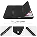MoKo for iPad 10th Generation 10.9 Inch Case 2022 with Pencil Holder, Smart Trifold Protective iPad Case with Soft TPU Back Stand Cover for 10th gen iPad 2022, Hollow Logo/Auto Wake/Sleep,Matte Black