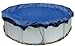 Blue Wave Gold 15-Year 28 ft Round Above Ground Pool Cover for Winter– Durable & Weather-Resistant Polyethylene – 4 ft Overlap, Black Underside, Reinforced Grommets, Winch, Cable – Royal Blue