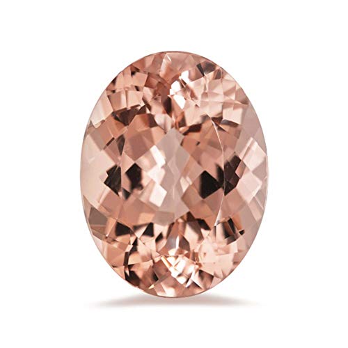 Mysticdrop 1.22-1.90 Cts of 9x7 mm AAA Oval Mozambique Morganite (1 pcs) Loose Gemstone