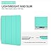 Besdata Ultra Slim Lightweight Smart Stand Cover & Translucent Back Case for Apple iPad 2/iPad 3/iPad 4 Bundle with Auto Wake/Sleep + Screen Protector, Cleaning Cloth & Stylus, Mint Green
