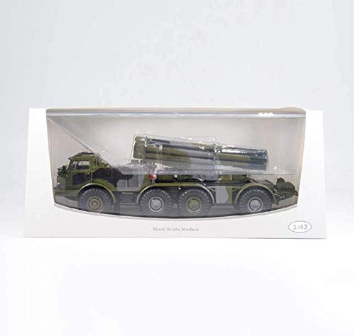 XHH Panzermodell Militärisches Panzermodell, Raketenwerfer BM-27 im Maßstab 1:43 Modell aus UDSSR-Legierung, Spielzeug… – Bild 8