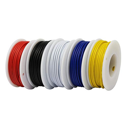 Electrical wire kit hook up wires 30 gauge/AWG tinned copper PVC 300V stranded electric wire cable CBAZY - Thumbnail 4
