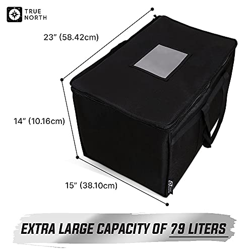 TRUE NORTH XXL Commercial Insulated Food Delivery Bag w/Divider 