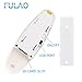 FULAO Hidden Spy Clothes Hook Cam Surveillance Full HD Covert 1280p Wireless Security Home Recorder Camera White