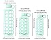 purifyou Premium Glass Water Bottle with Silicone Sleeve and Stainless Steel Lid, 12/32 oz (Glow in The Dark, 12 oz)