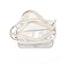 Medium Clear Shoulder Messenger Bag - NFL Stadium Approved Crossbody - Multiple Pockets - Adjustable Shoulder Strap