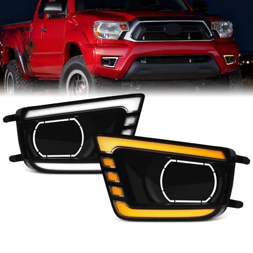 SINYATO INDUST LED Daytime Running Lights Compatible with 2012-2015 Tacoma at Amazon