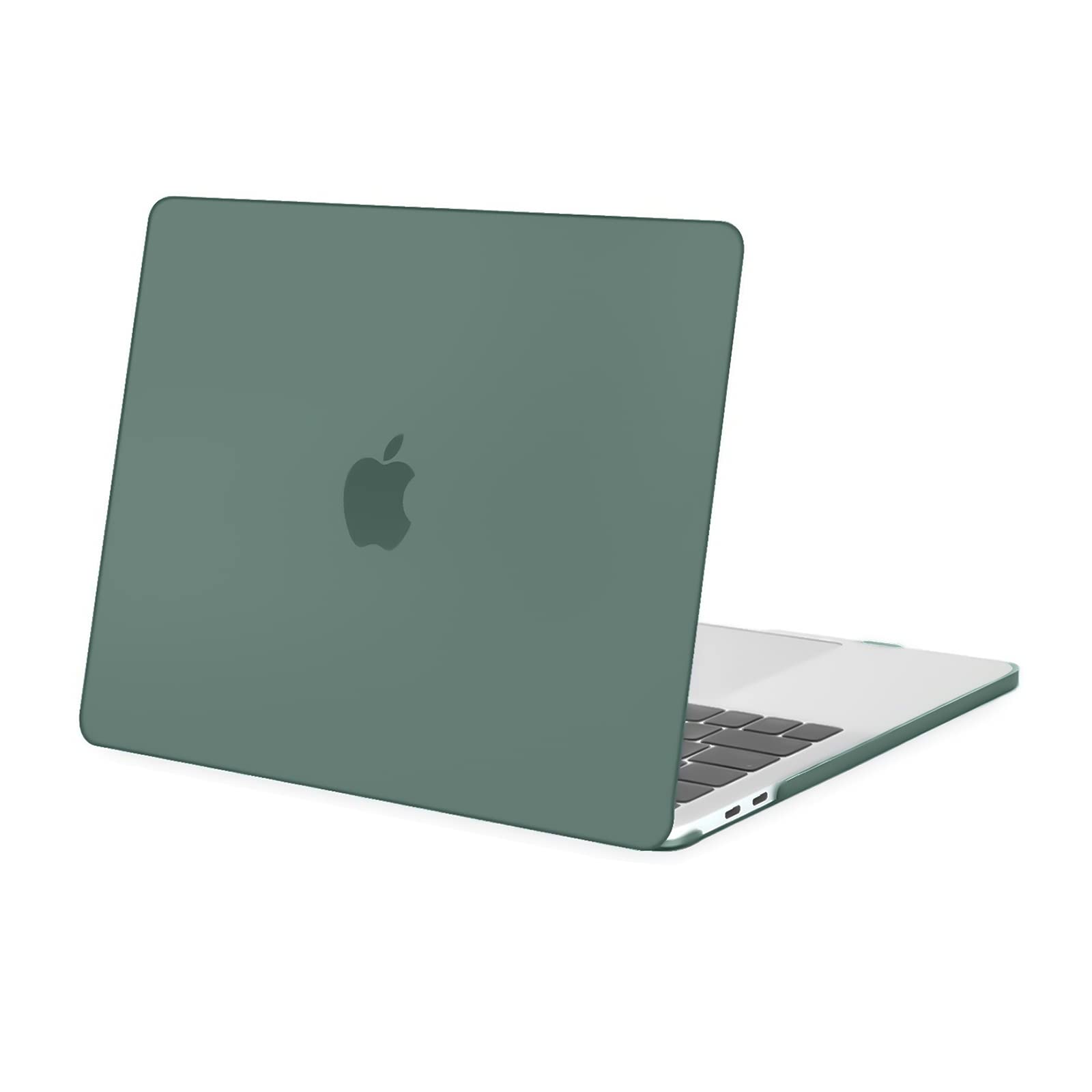 MOSISO Compatible with MacBook Pro 13 inch Case 2026 2025 2024 2023 2022-2016 M2 M1 A2338 A2289 A2251 A2159 A1989 A1706 A1708 with/without Touch Bar, Plastic Hard Shell Case Cover, Midnight Green