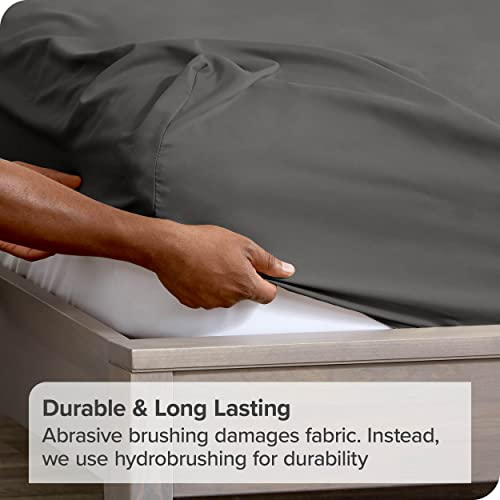 Bare Home Twin Extra Long Fitted Sheet Extra Deep Pocket Fitted Sheet