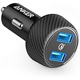 Car Charger, Anker Quick Charge 3.0 39W Dual USB Car Charger Adapter, PowerDrive Speed 2 for Galaxy S10/S9/S8/S7/S6/Plus, Not