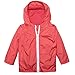 Arshiner Little Kid Waterproof Hooded Coat Jacket Outwear Raincoat,Red,Size 120