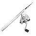 uxcell Aluminum Alloy Mini Pocket Pen Fishing Rod Pole w Spinning Reel Combos