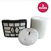 Think Crucial Replacement Foam & Felt Vacuum Filter – Compatible with Shark™ Part # XHF500, XFF500 – Fits Shark™ Models NV501, NV502, NV505, NV510, NV552, UV560, NV500 – (3 Filters)
