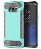 Galaxy S8 Case,Samsung Galaxy S8 Case,SKYLMW Impact Resistant Shock-Absorption Case,Dual Layer Armor Full-Body Protective Case for Samsung Galaxy S8 Mint Grey