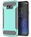 Galaxy S8 Case,Samsung Galaxy S8 Case,SKYLMW Impact Resistant Shock-Absorption Case,Dual Layer Armor Full-Body Protective Case for Samsung Galaxy S8 Mint Grey