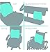 Premium Luxury Pillows for Sleeping Shredded Memory Foam Firm or Soft Loft Standard Queen Pillow Cooling Removable Soft Cover - Side Sleepers, Back Sleepers