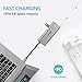 USB C Hub Tuwejia 6-in-1 Type c Hub Multi Port Adapter with USB C to HDMI 4K Output,4 USB 3.0, USB C Charging Adapter Compatible MacBook Pro 13/15 (Thunderbolt 3 Port),MacBook Air 2018, Surface Go
