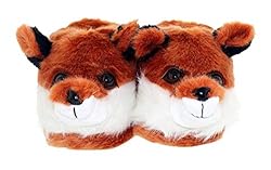 Happy Feet Slippers Fox Animal Slippers for Adults