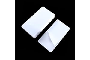 BeautyLeader 15pcs 12X6cm Nail Art Soft Stamping Protective White Color Stamper Rectangel Stamp Holder