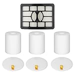 Colorfullife 3 Foam Filter and 1 Hepa Filter for Shark Rotator Pro Lift-away Nv500 Hepa Filter & Foam Filter Compare to Part # Xff500 Xhf500 (3 Foam Filter and 1 Hepa Filter)