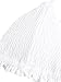 SweatyRocks Women's Sexy Bathing Suit Solid Color Halter Frill Ruched Bikini Swimsuit White#2 S